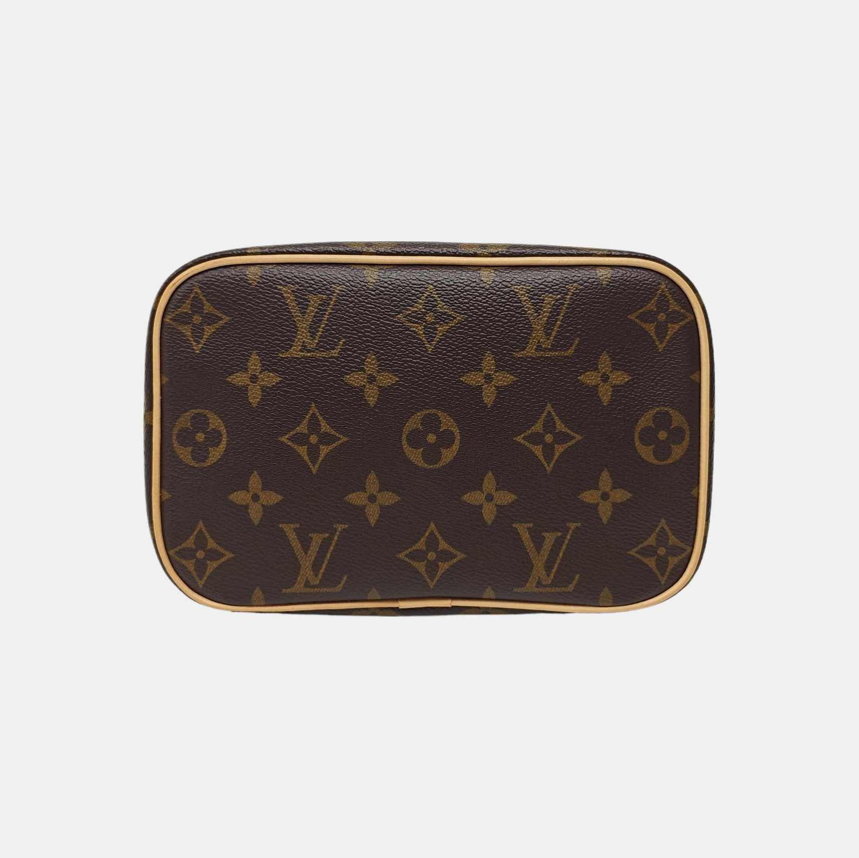 NICE Mini Monogram Coated Canvas Brown
