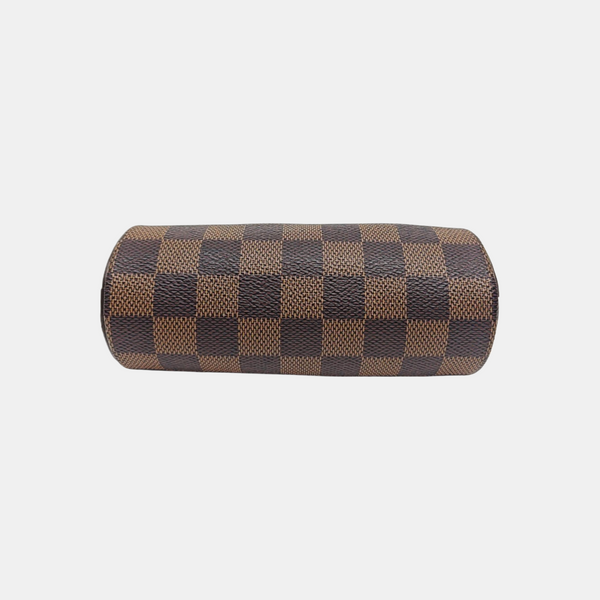 PAPILLON Mini Damier Ebene Coated Canvas Brown
