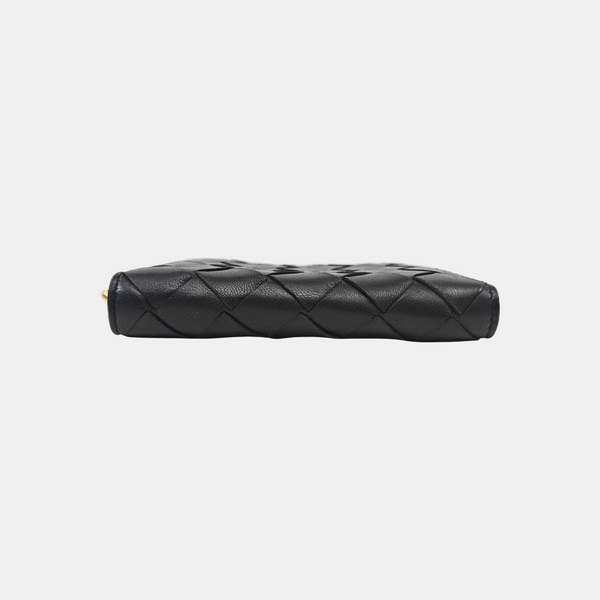 Lambskin Card Holder Black