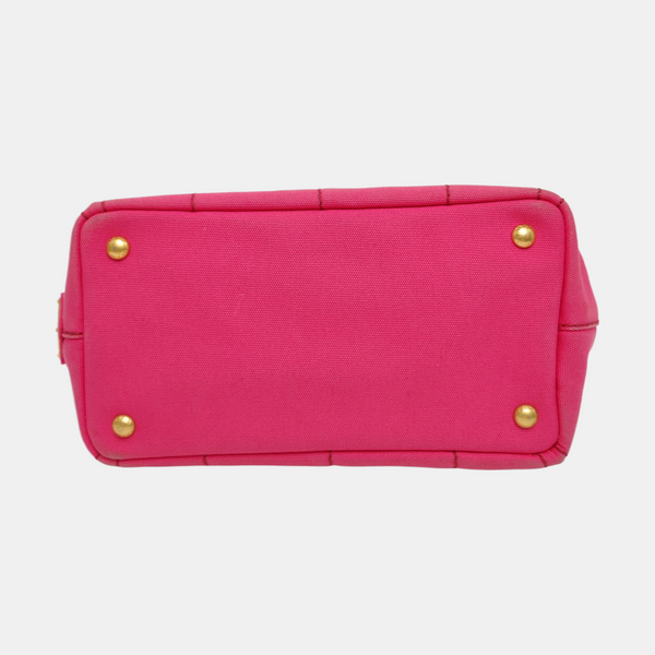 Denim Quilted Canvas Red