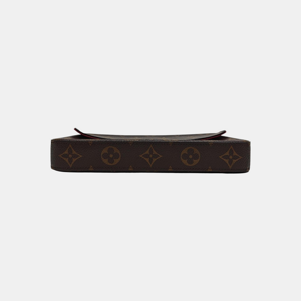 FÉLICIE Monogram Coated Canvas Brown