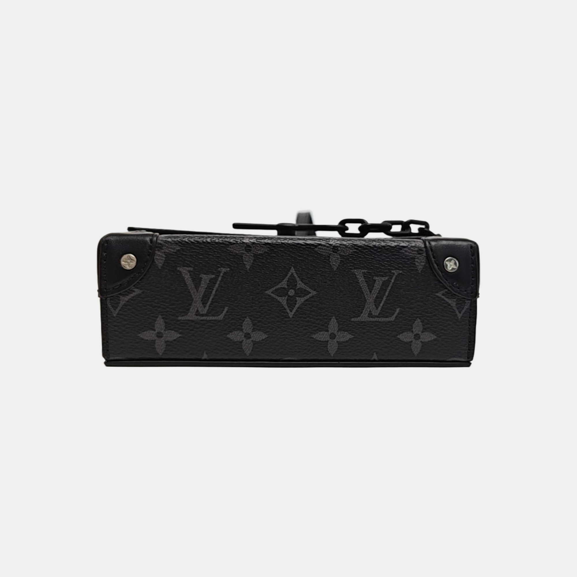 STEAMER Mini Monogram Coated Canvas Black