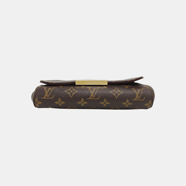 FAVORITE PM Monogram Coated Canvas Brown