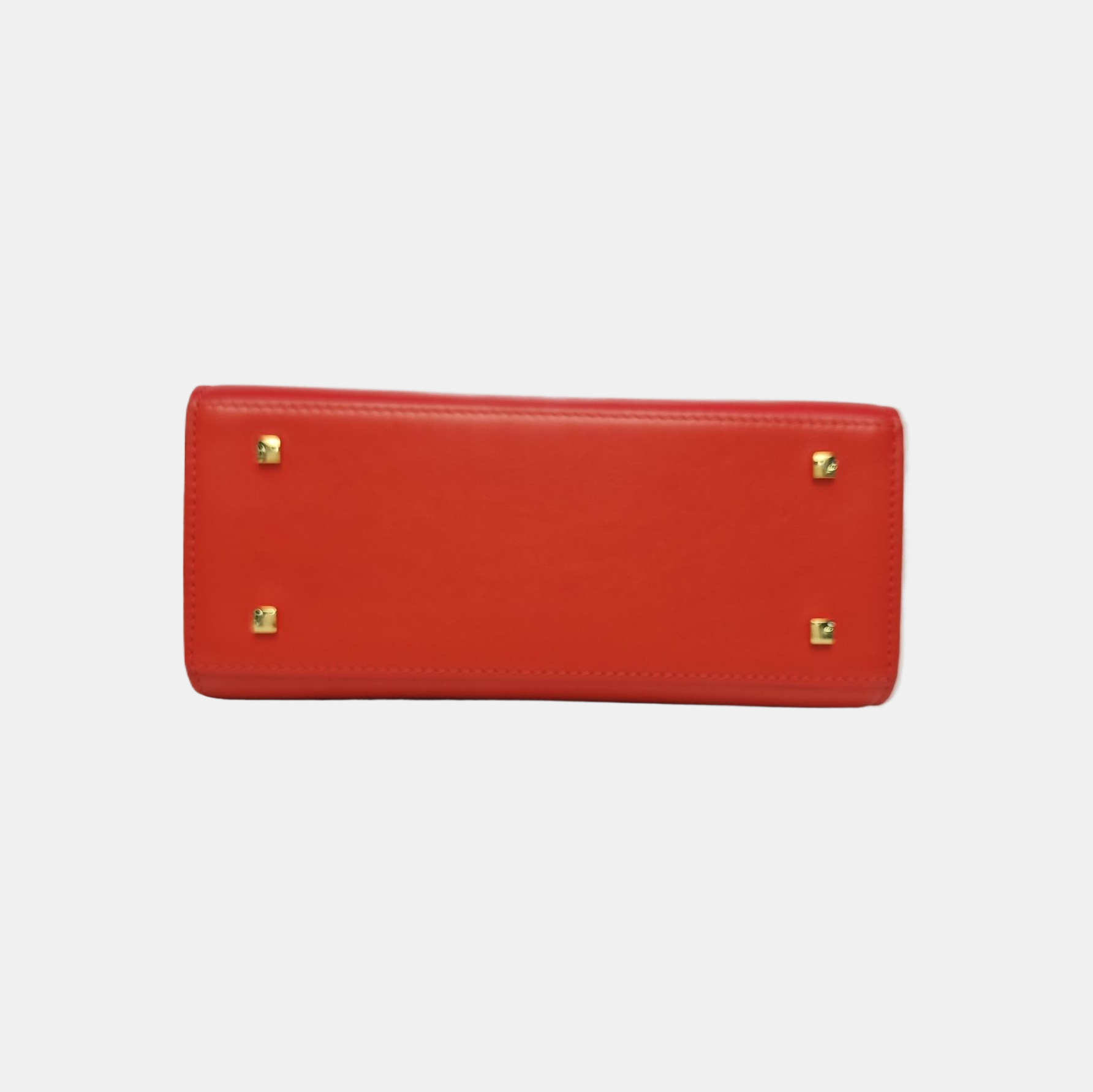Tempête Small Calfskin Red