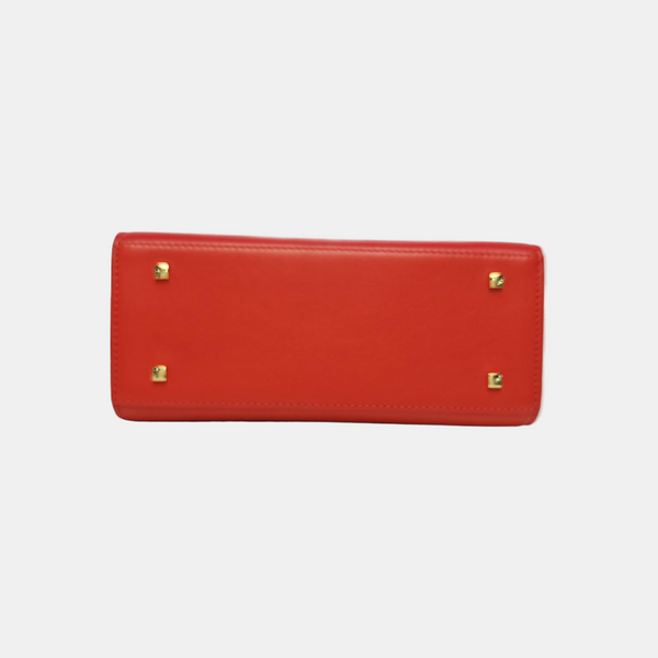 Tempête Small Calfskin Red