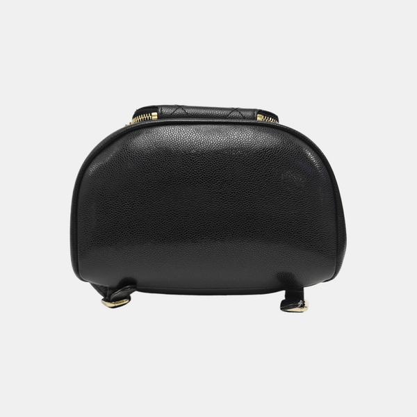 BUSINESS AFFINITY Quilted Grained Calfskin Black