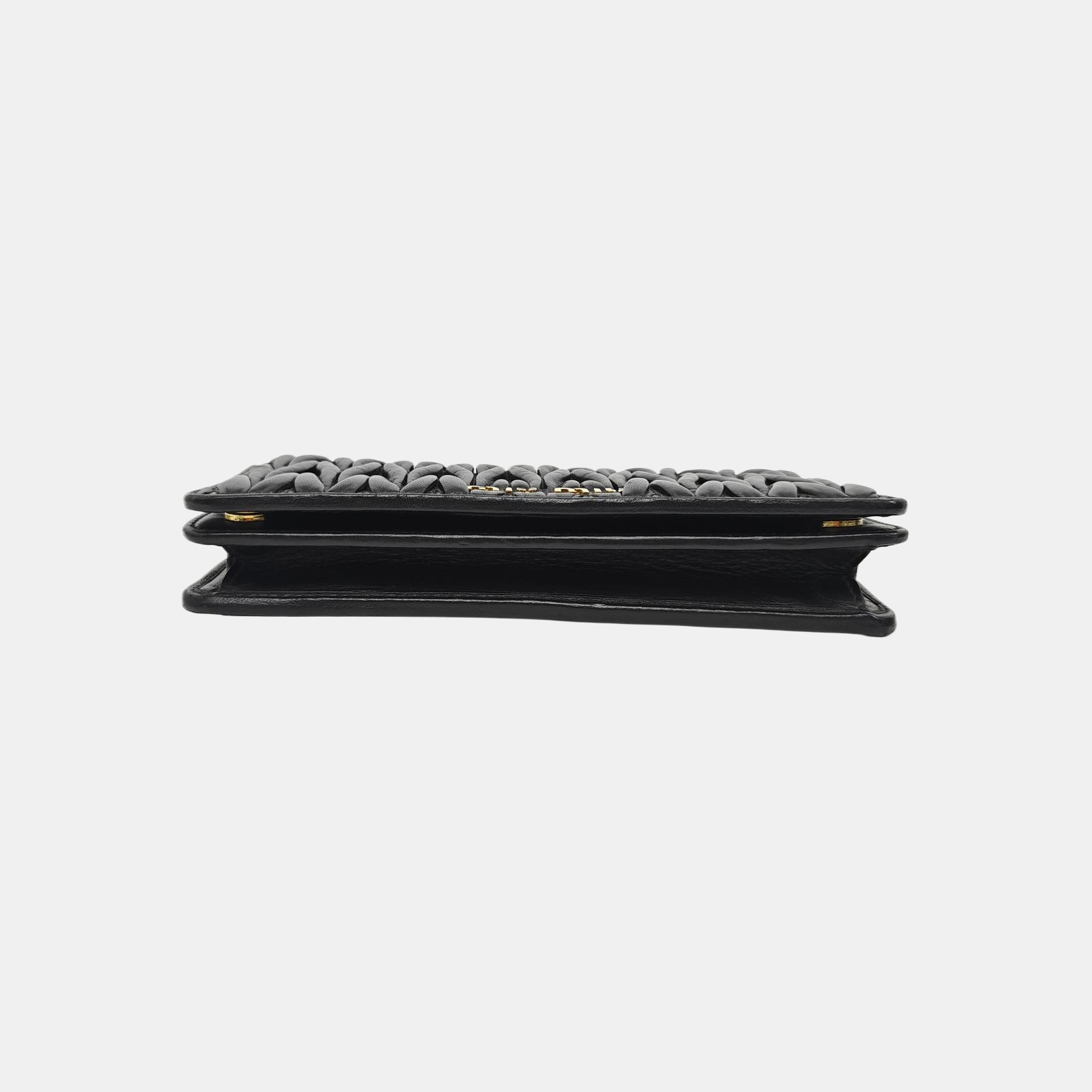 Matelassé Lambskin Black