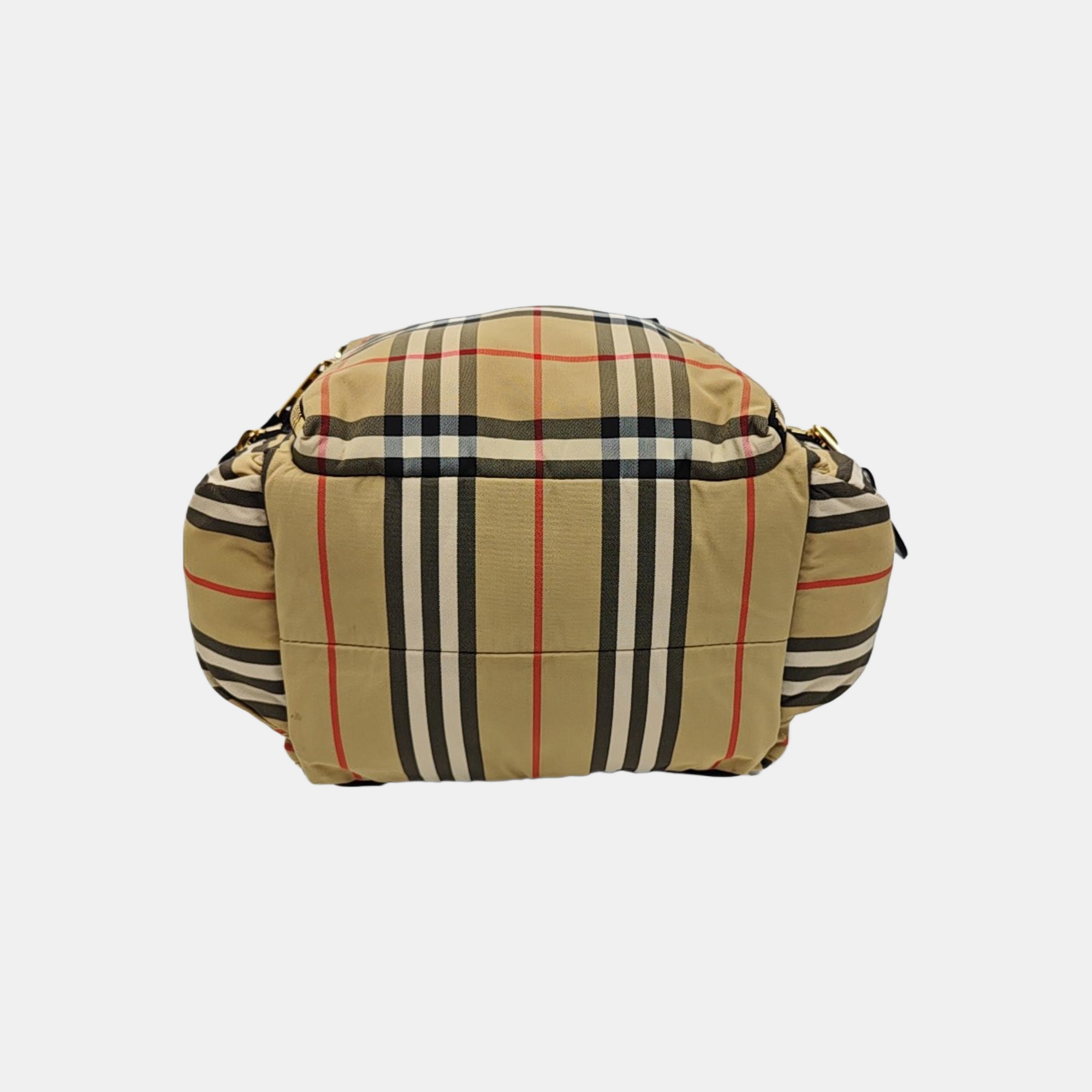 The Rucksack Medium Nylon Beige