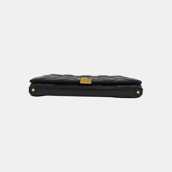 BECKY Quilted Calfskin Black