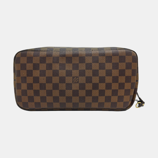 Authenticated pre-owned  NEVERFULL MM Damier Ebene Coated Canvas Brown - Tote Bag at Looply