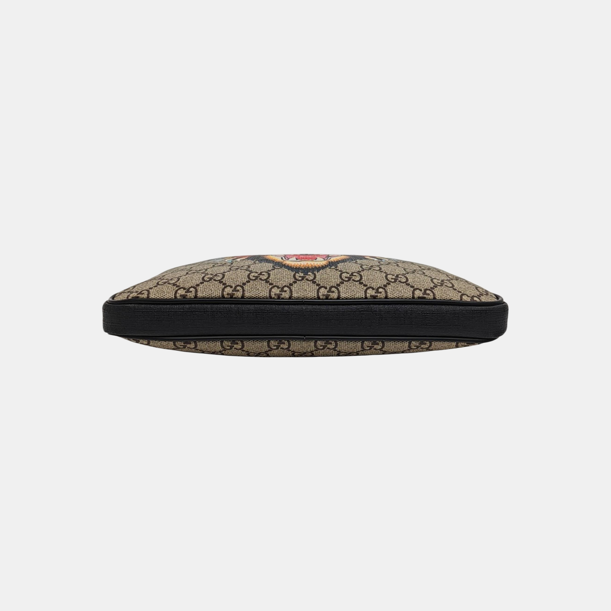 Authenticated pre-owned  GG Marmont Monogram Coated Canvas Beige - Clutch at Looply