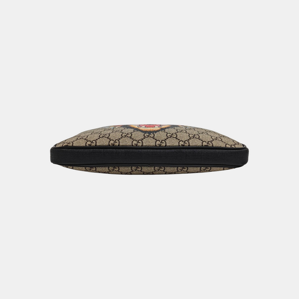 Authenticated pre-owned  GG Marmont Monogram Coated Canvas Beige - Clutch at Looply