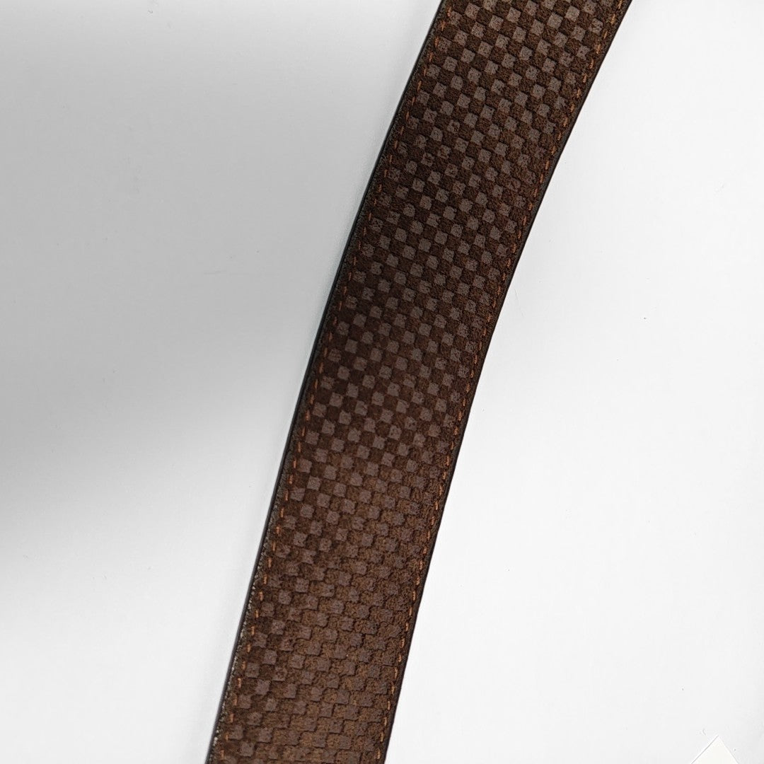 Suede Belt Brown