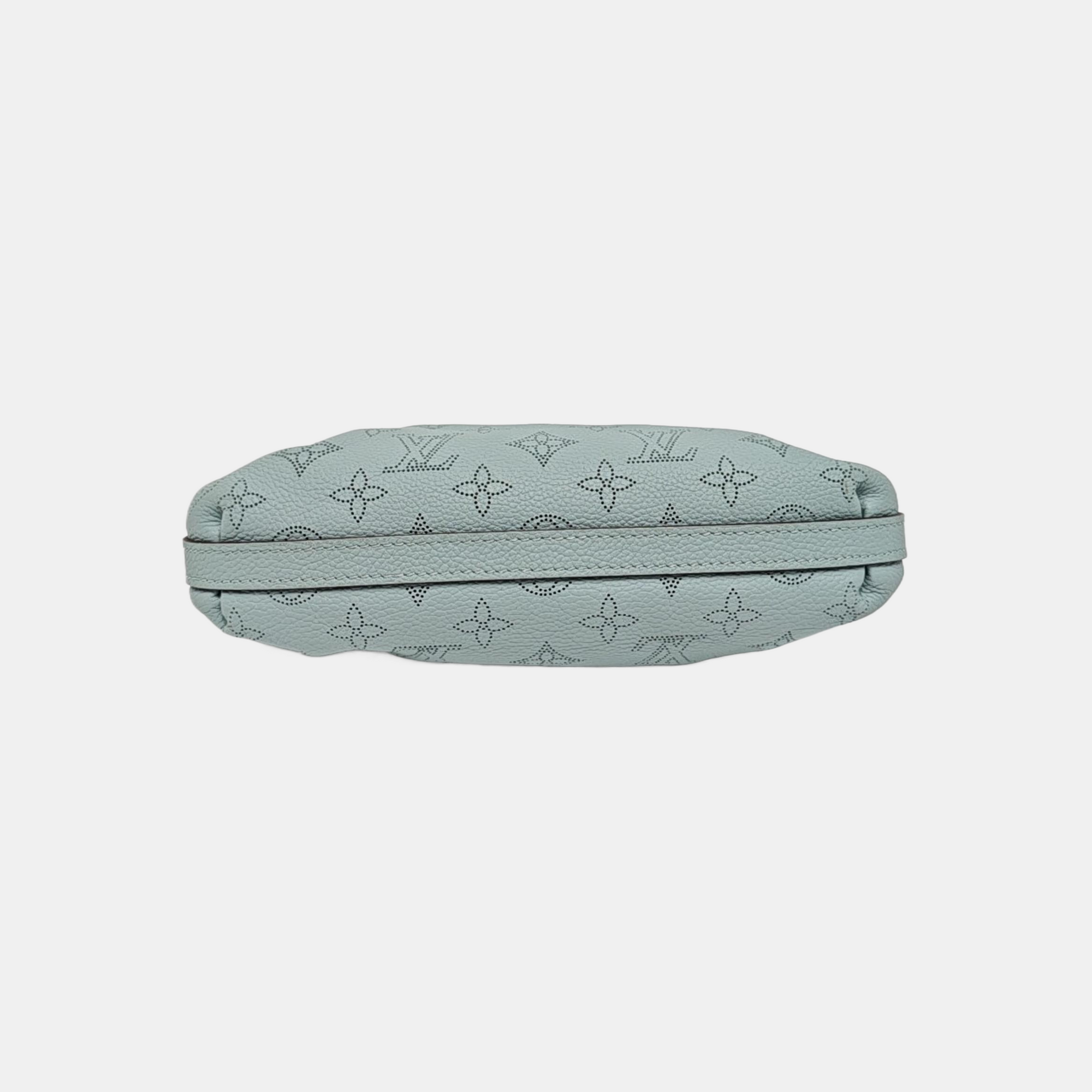 SCALA Mini Monogram Calfskin Blue
