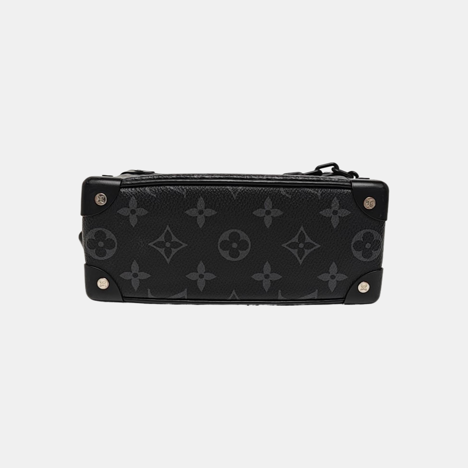 SOFT TRUNK Mini Monogram Coated Canvas Black