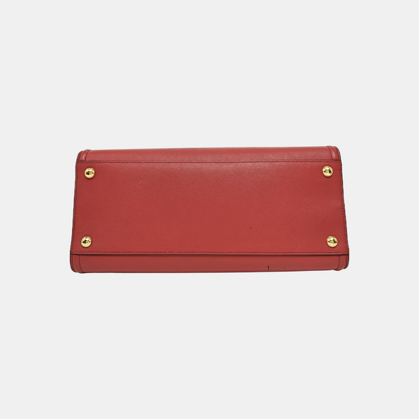 Saffiano Calfskin Tote Bag Red