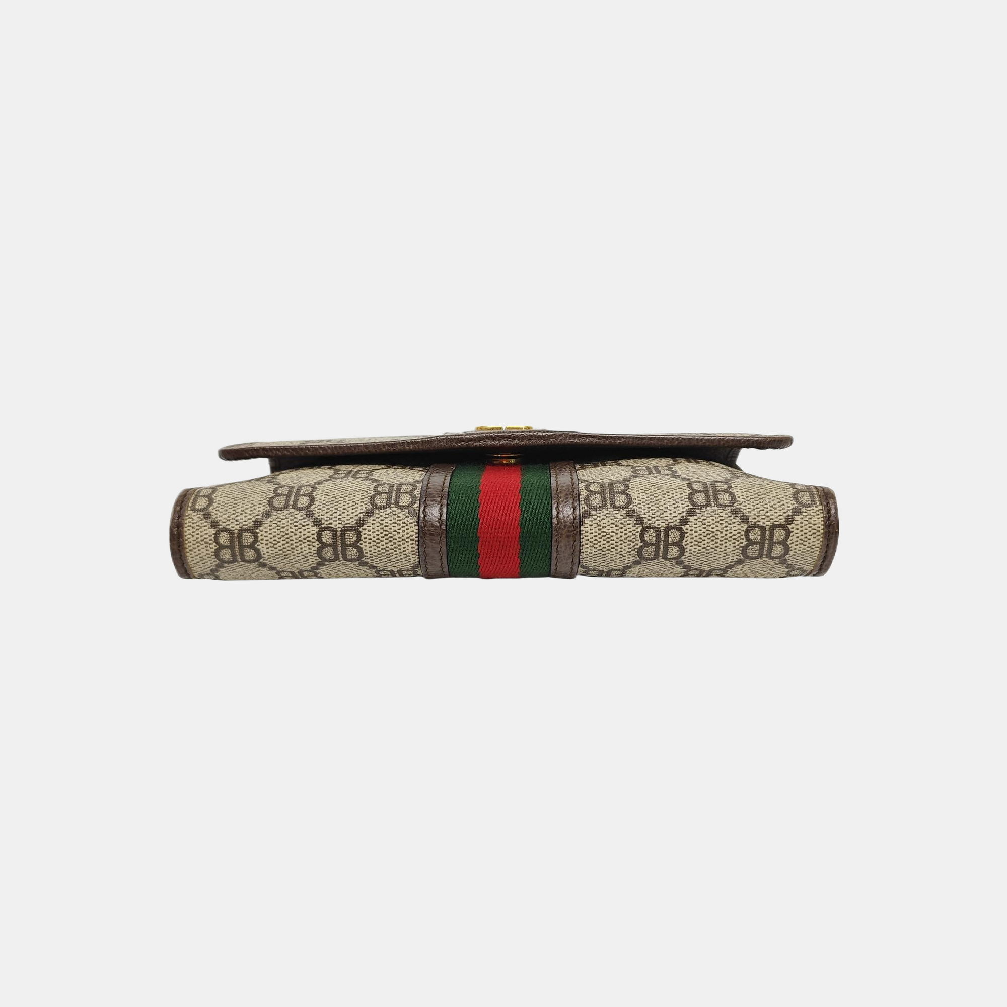 Coated Canvas Shoulder Bag Beige