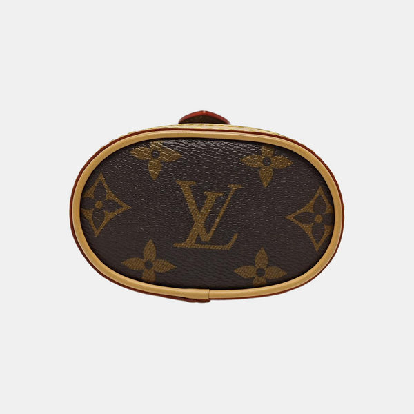FOLD ME Monogram Coated Canvas Brown