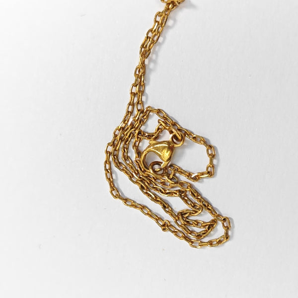 Pop H Metal Gold Necklace