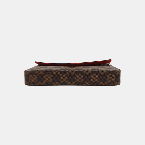 Authenticated pre-owned  FÉLICIE Coated Canvas Brown - Shoulder Bag at Looply