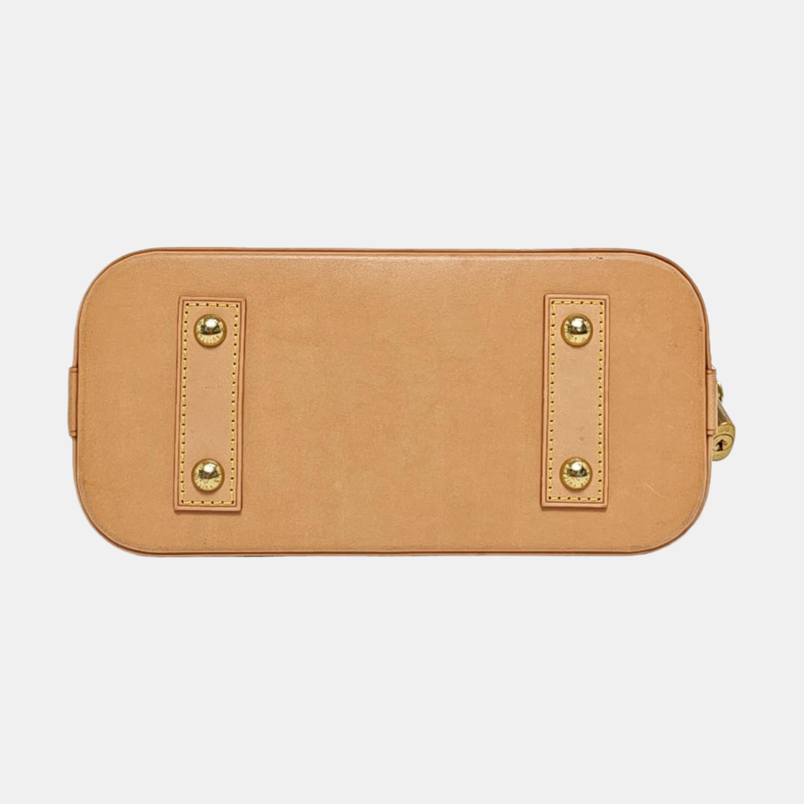 ALMA BB Monogram Coated Canvas Brown