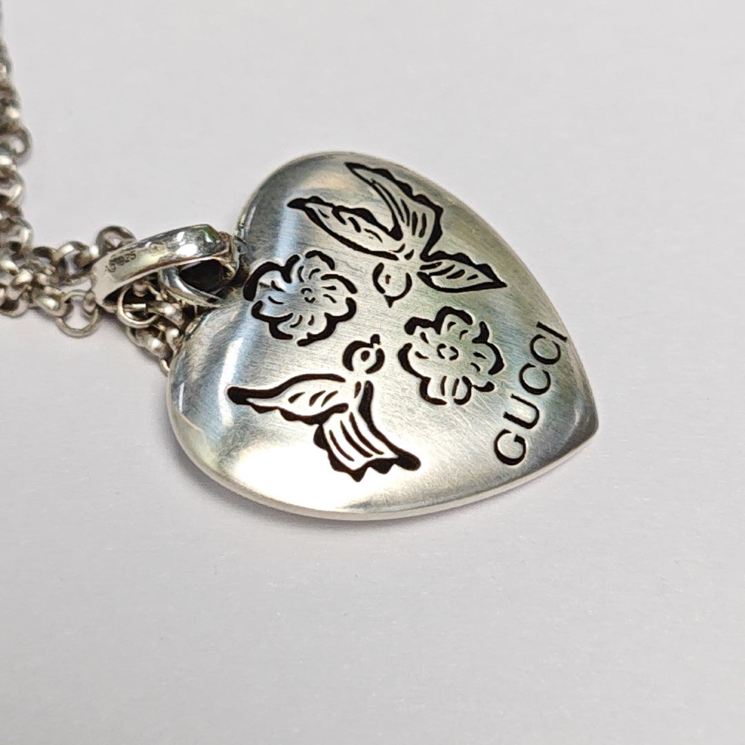 Blind For Love 925 Sterling Silver Necklace