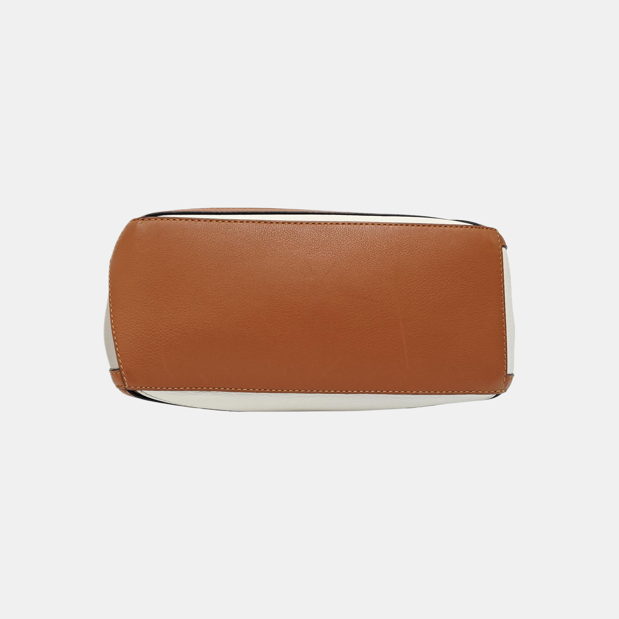 Puzzle Small Calfskin White