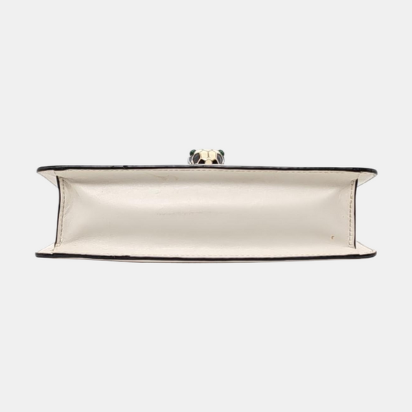 SERPENTI FOREVER Small Calfskin White