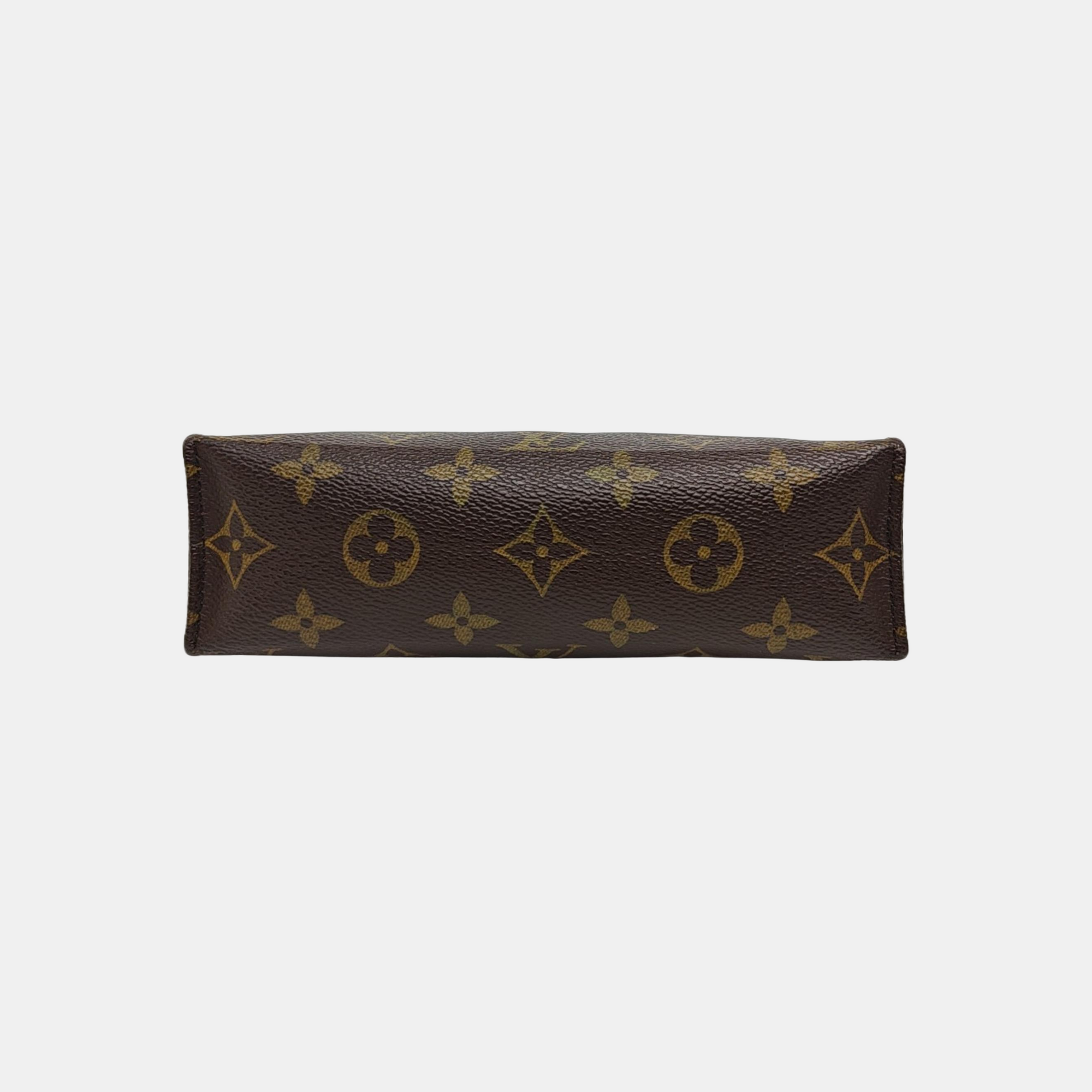 TOILET POCKET 19 Monogram Coated Canvas Brown