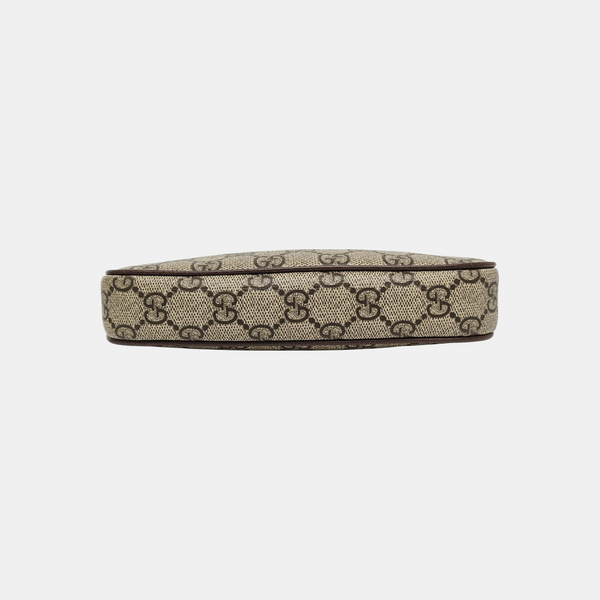 Ophidia Mini Monogram Coated Canvas Beige