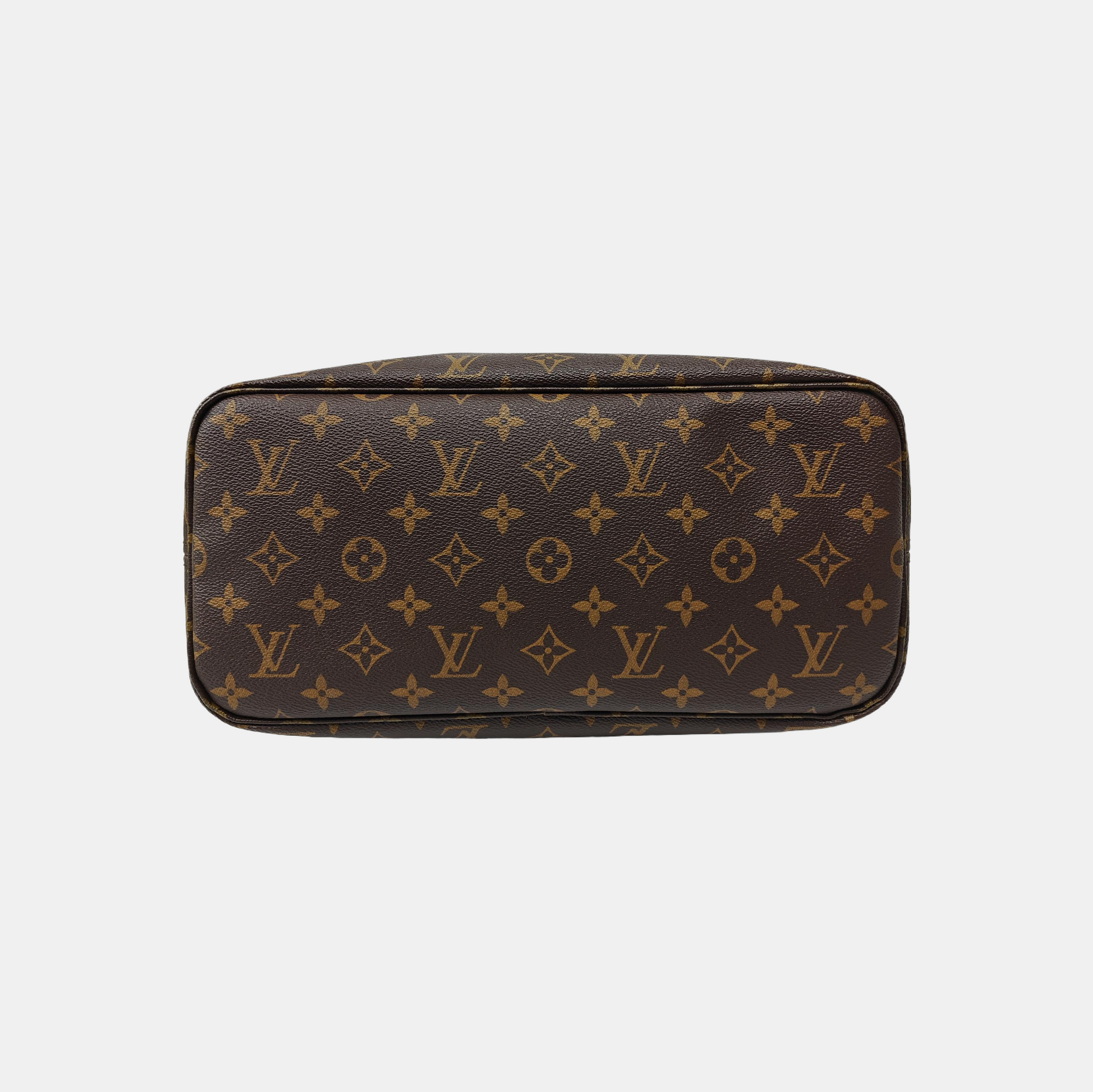 NEVERFULL MM Monogram Coated Canvas Brown