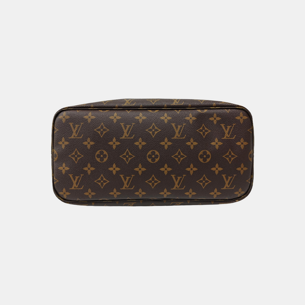 NEVERFULL MM Monogram Coated Canvas Brown