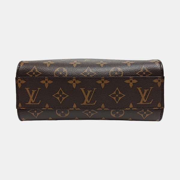 SAC PLAT BB Monogram Coated Canvas Brown