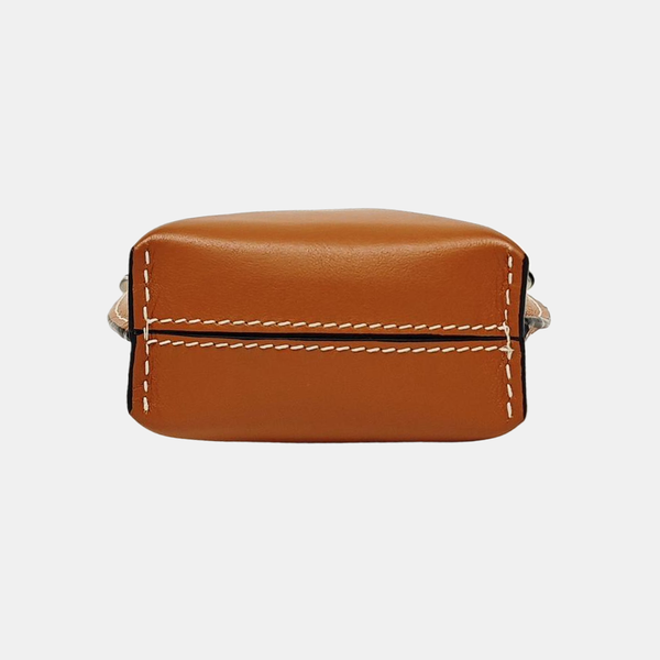 Calfskin Shoulder Bag Brown