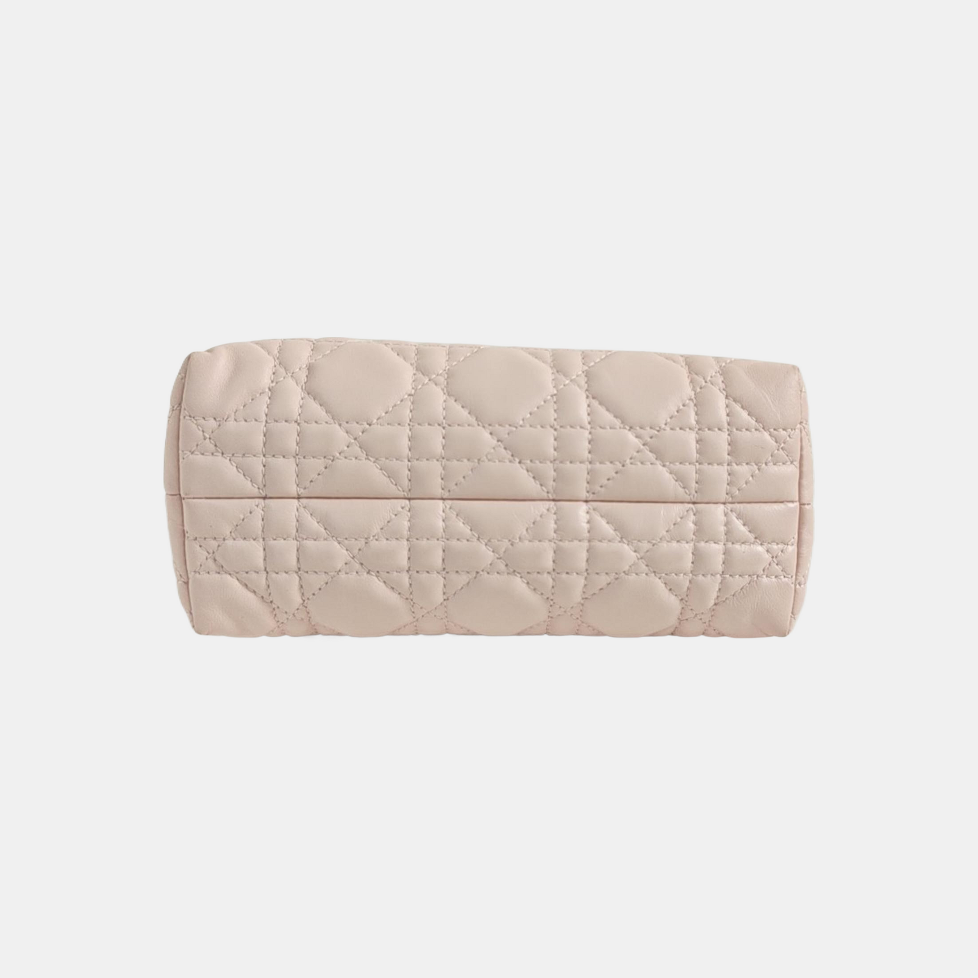 Jolie Top Handle Mini Cannage Lambskin Pink
