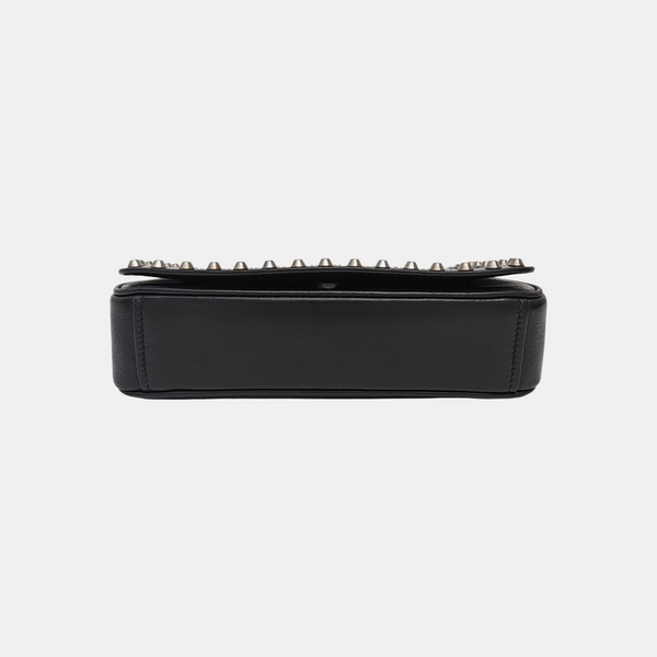 Calfskin Shoulder Bag Black