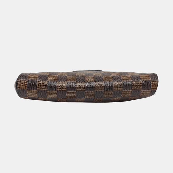 EVA Damier Ebene Coated Canvas Brown