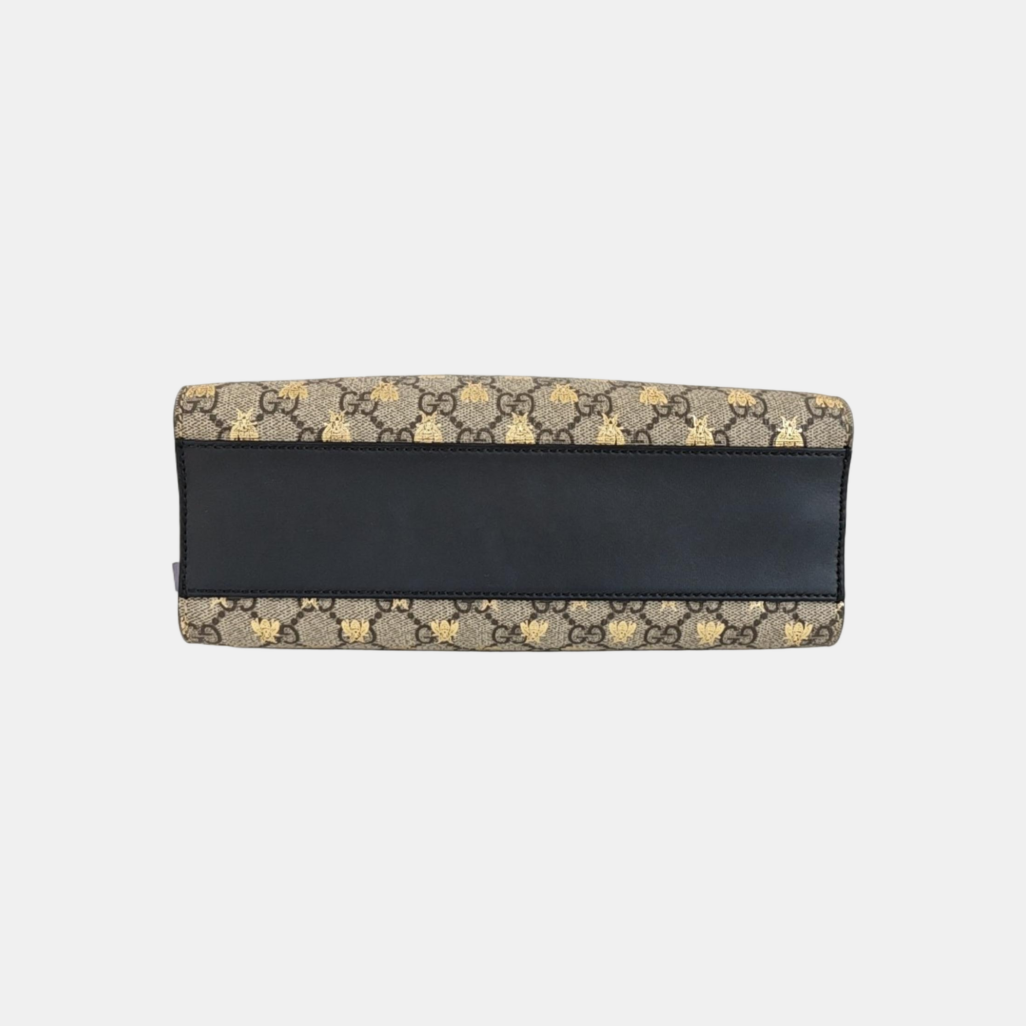 Padlock Small Monogram Coated Canvas Beige