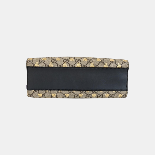 Padlock Small Monogram Coated Canvas Beige