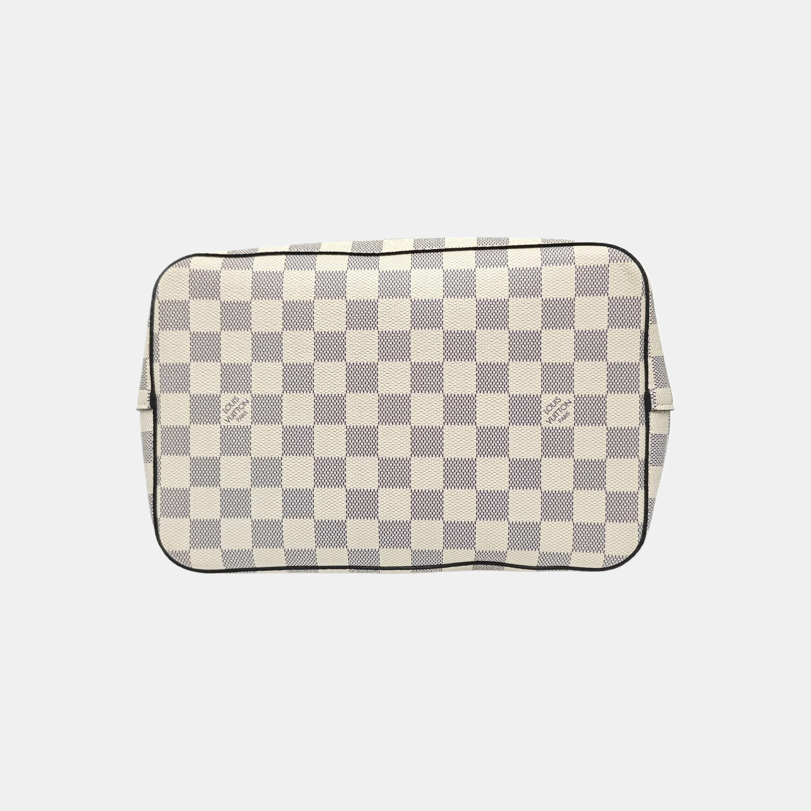 NÉONOÉ MM Damier Azur Coated Canvas White