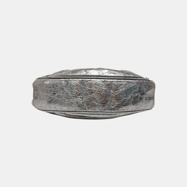 Le Cagole Mini Lambskin Silver