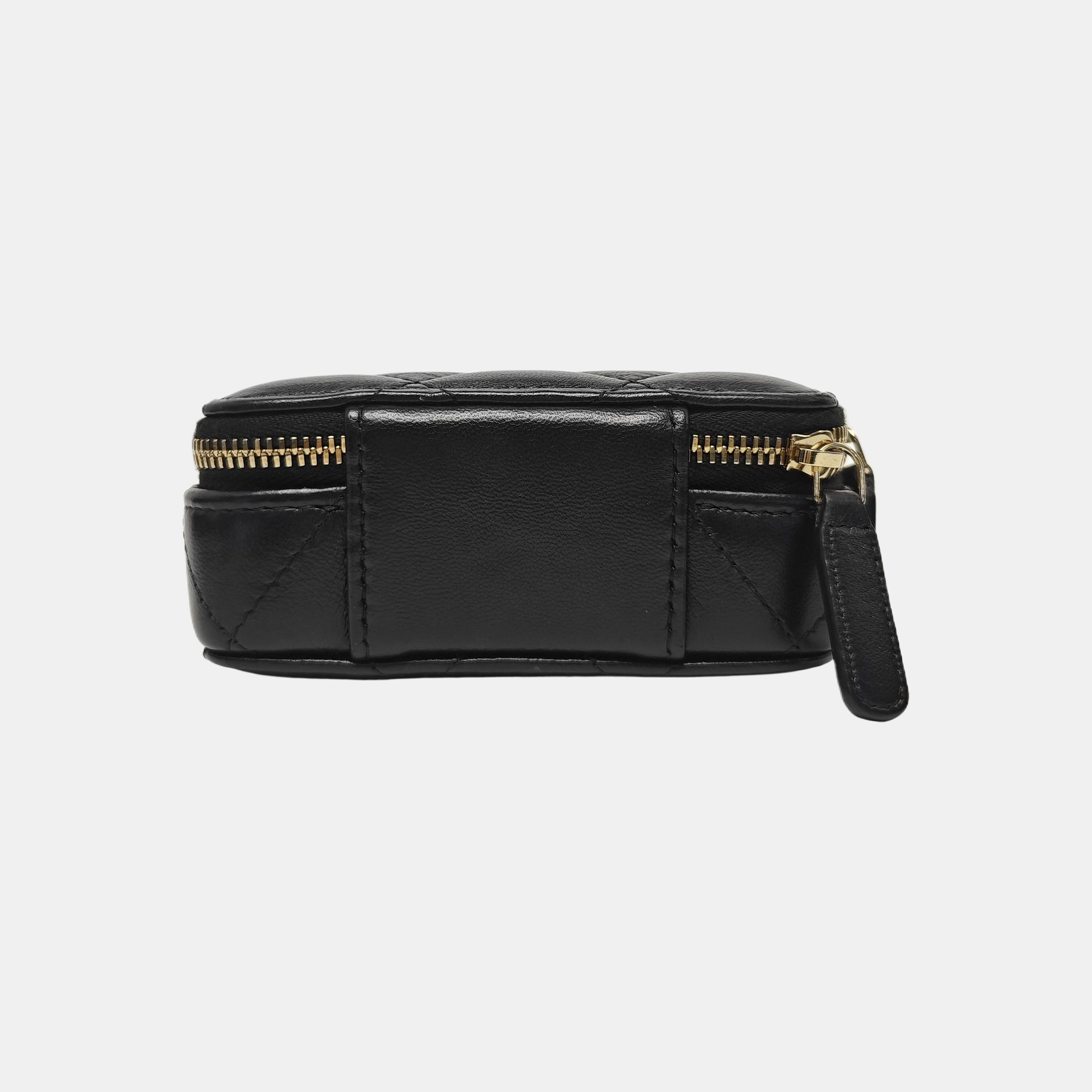 Quilted Lambskin Shoulder Bag Mini Black