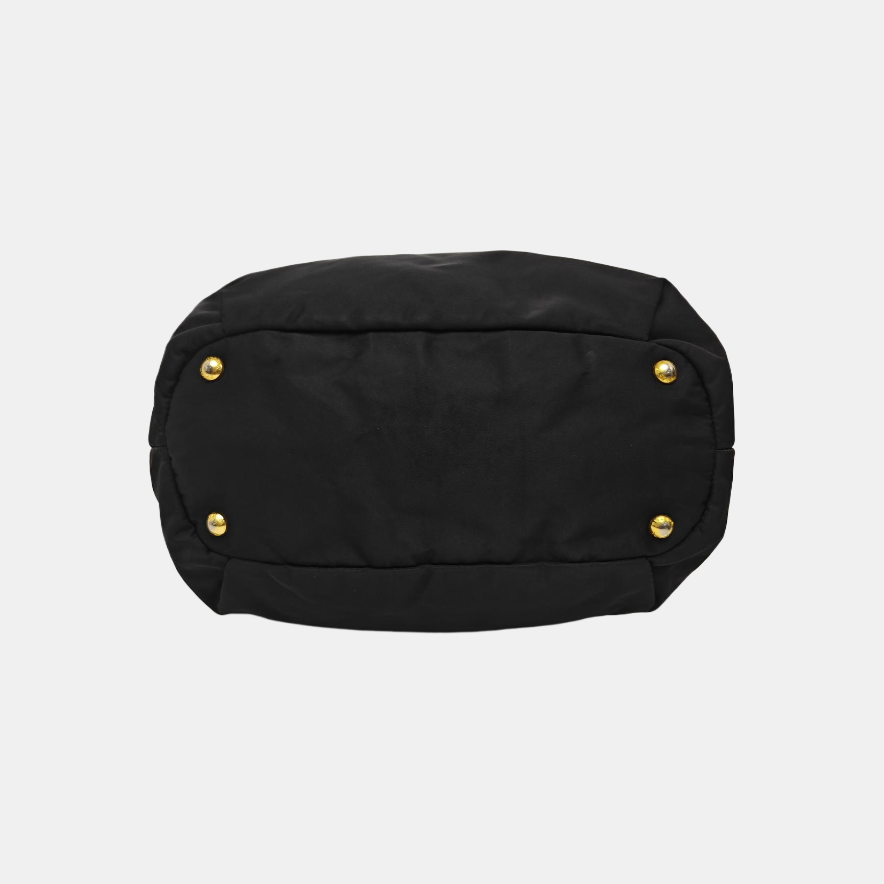 Nylon Top Handle Bag Black