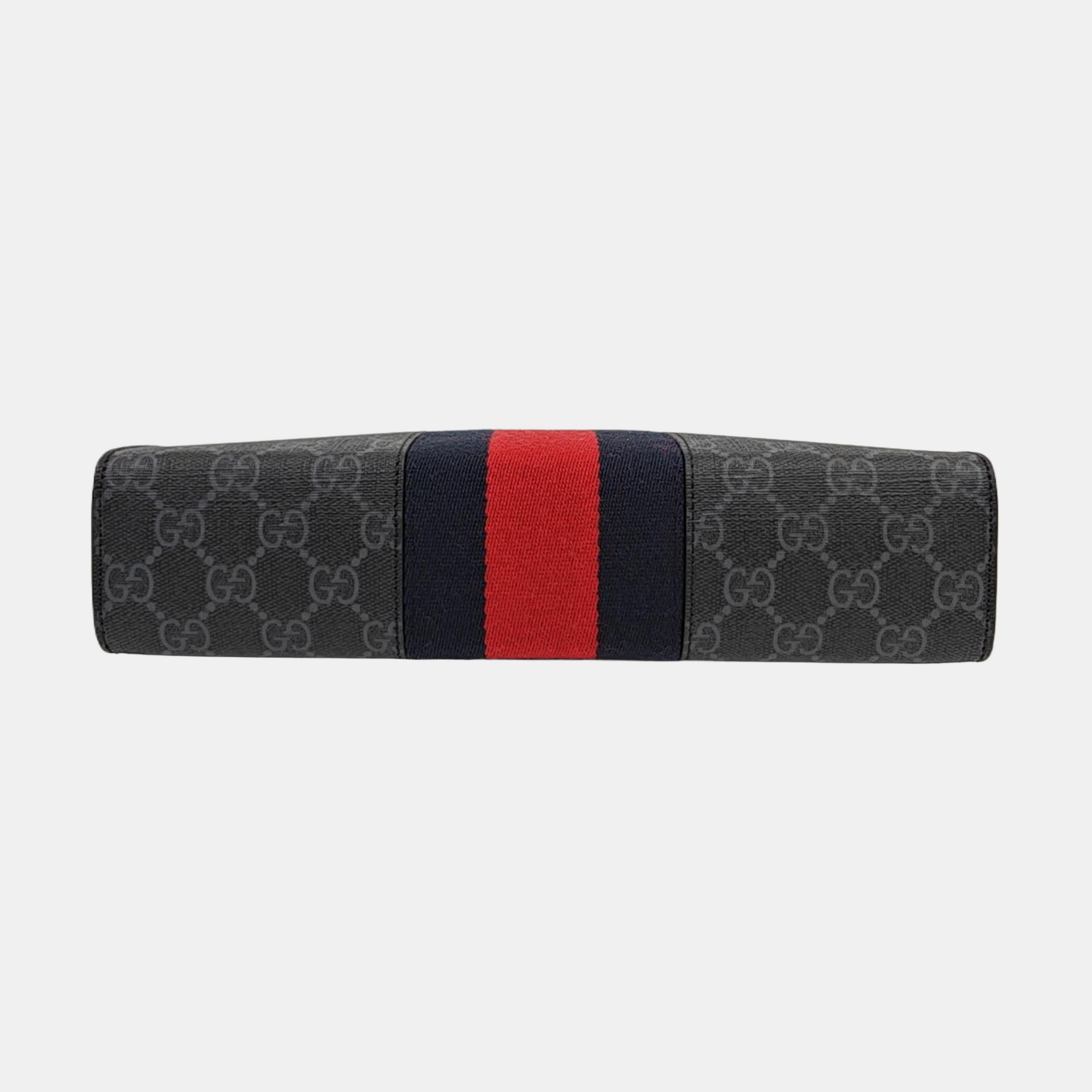 GG Supreme Monogram Coated Canvas Gray
