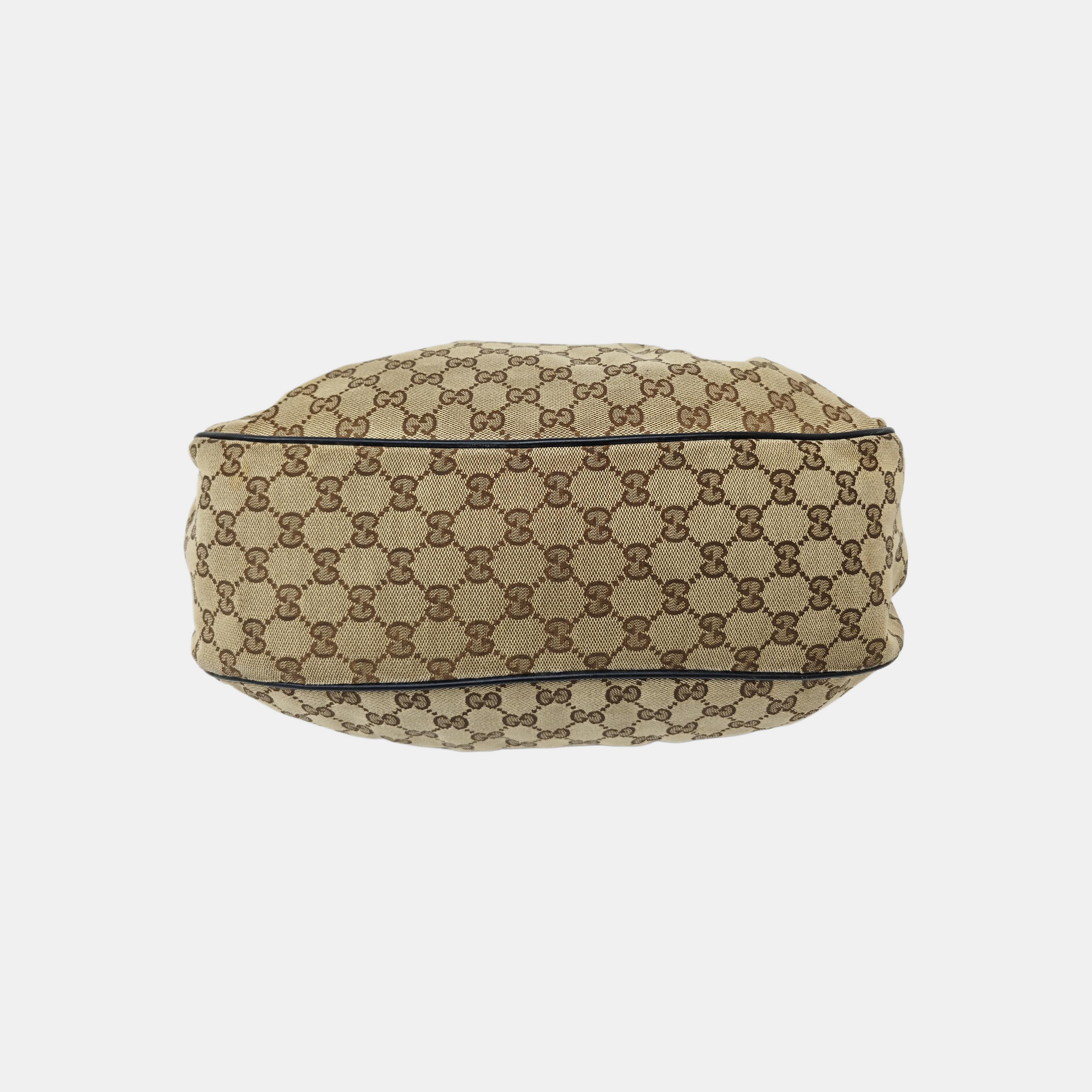 Monogram Canvas Top Handle Bag Brown