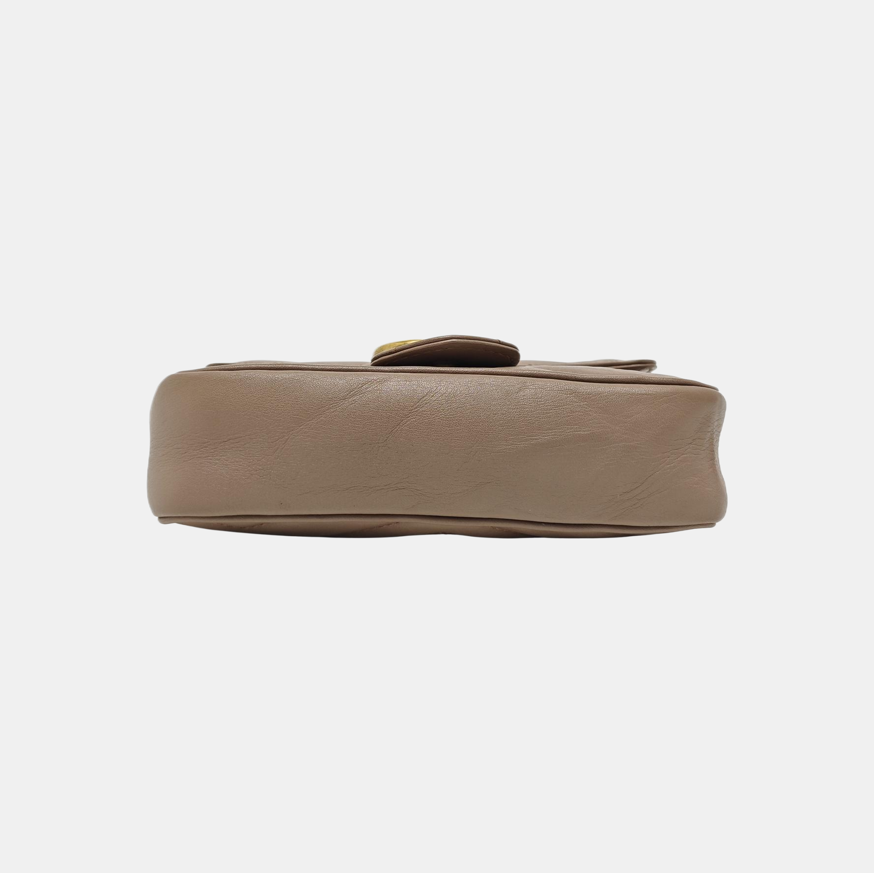 GG Marmont Mini Quilted Calfskin Beige