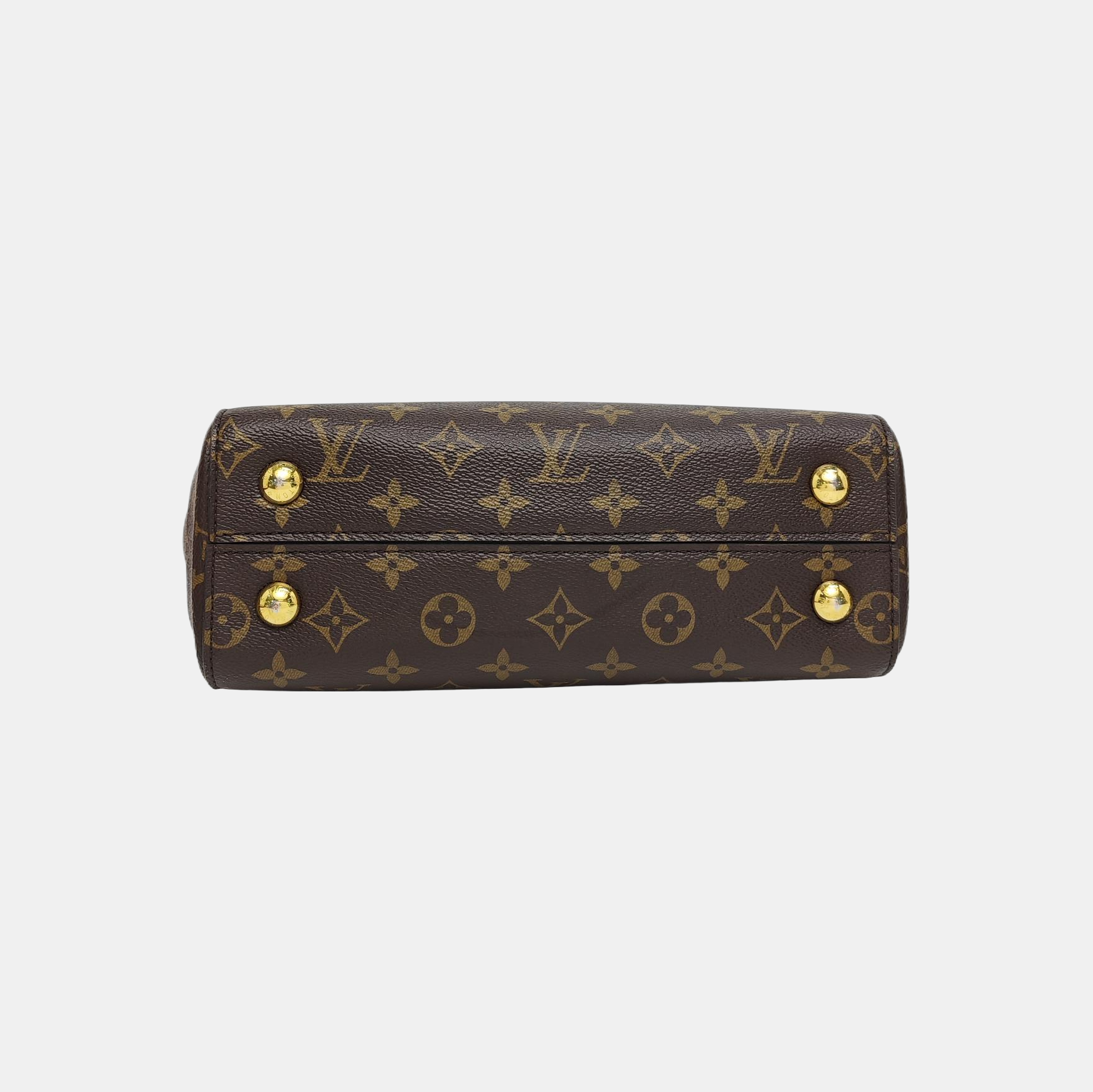 CLUNY PM Monogram Coated Canvas Brown