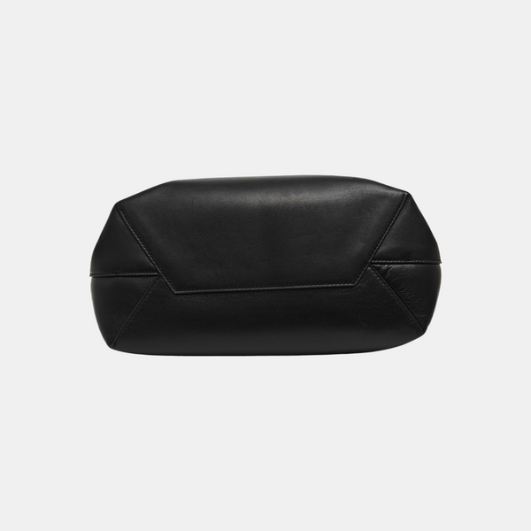 Calfskin Top Handle Bag Black