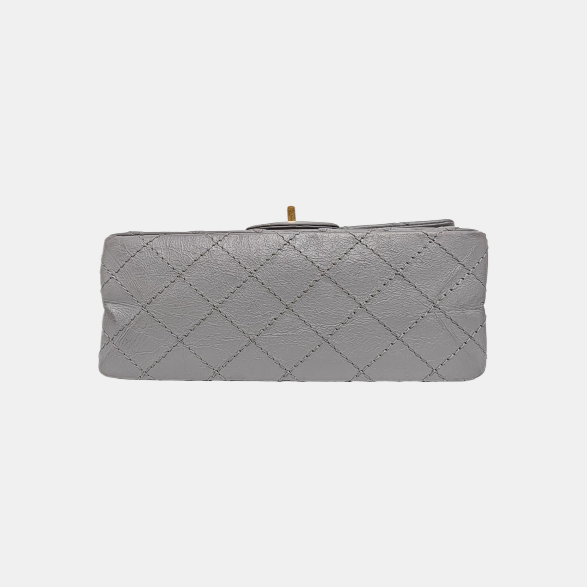 2.55 224 (mini) Quilted Calfskin Gray