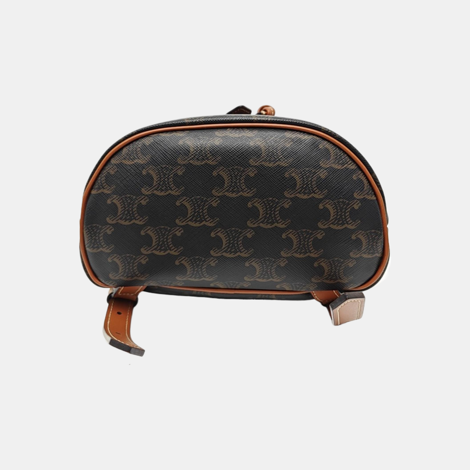 TRIOMPHE Mini Coated Canvas Brown
